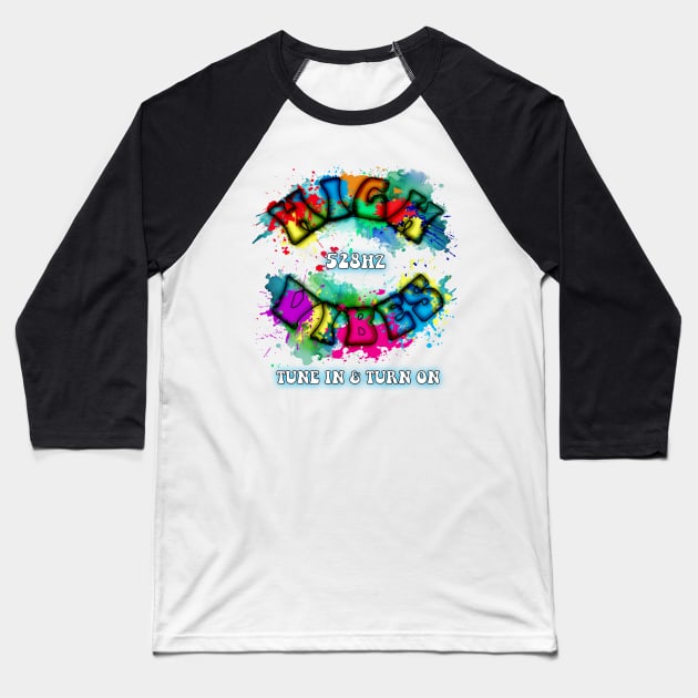 HIGH VIBES Baseball T-Shirt by Tripnotic